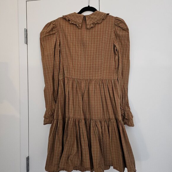 Batsheva Lucy Gingham Tiered Mini Dress - Picture 6 of 10
